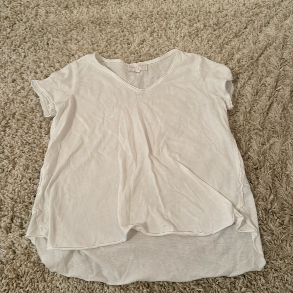 Cutest white tee ever girls size 10